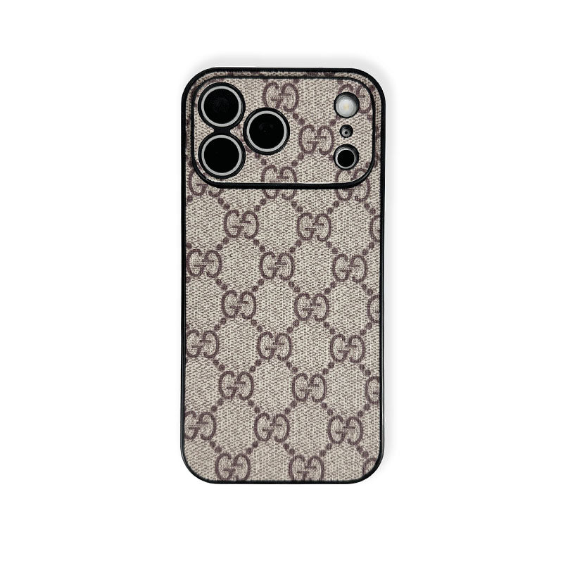 Classic Leather  GG iPhone Case For iPhone 17 Series Brown-RCGG139