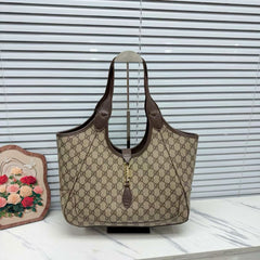 Sac fourre-tout de luxe vintage grande capacité, sac à bandoulière de banlieue