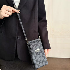 Elegant Leather CH Crossbody Phone Bag-RCCH177