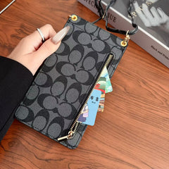 Elegant Leather CH Crossbody Phone Bag-RCCH177