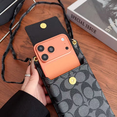 Elegant Leather CH Crossbody Phone Bag-RCCH177