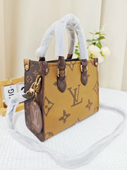 Vintage Monogram Leather Tote