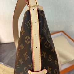 Sac bandoulière en ruban monogrammé