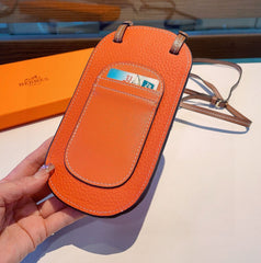 Elegant Leather H Crossbody Phone Purse-RCH157