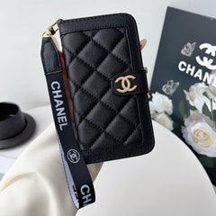 Premium Leather CC iPhone Case With Flip Wallet  -RCCC164