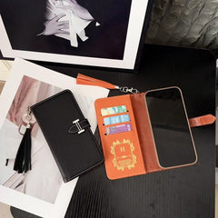 Leather  iPhone Case With Flip Wallet -RC170