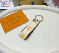 Monogram Colored Leather Key Strap-RCLV185