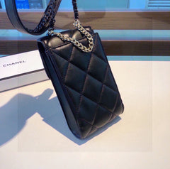Elegant Leather CC Crossbody Phone Bag-RCCC188