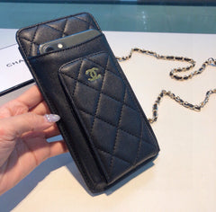Premium Leather CC Crossbody Phone Bag-RCCC189