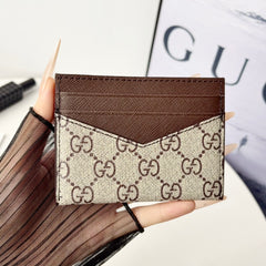 High-quality Leather GG Card Wallet-RCGG198