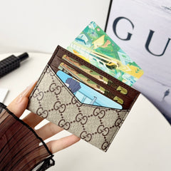 High-quality Leather GG Card Wallet-RCGG198