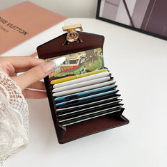 Elegant Leather Monogram Card Wallet -RCLV220