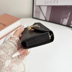 Elegant Leather Monogram Card Wallet -RCLV220