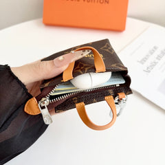 Elegant Leather Monogram AirPods Cases -RCLV224